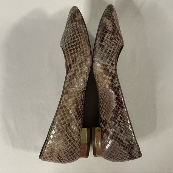 Rockport Addelyn Snakeskin Almond Toe Flats Women’s Size 6 - Picture 8 of 11